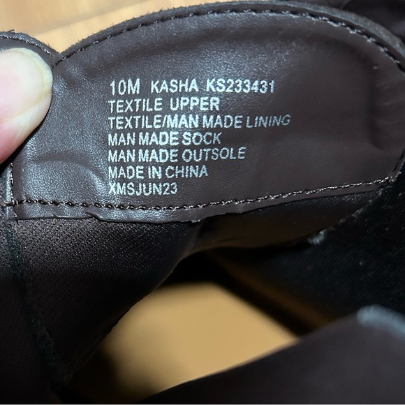 Kensie Ladies Kasha Sz 10M Brown Suede Boots Side Zipper Lace Up New - Picture 7 of 8